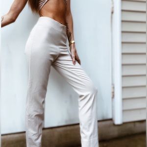 H&M Straight Legged Pants with Zipper Cuffs